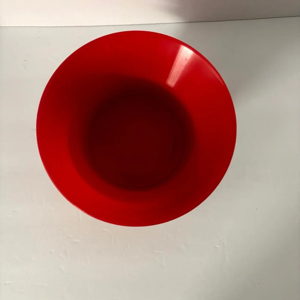 Oasis Floral Products Red Floral Bowls Set of 4 Plastic Flower Arranging 3821